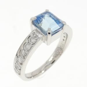 PT900 アクアマリン リング 1.70CT