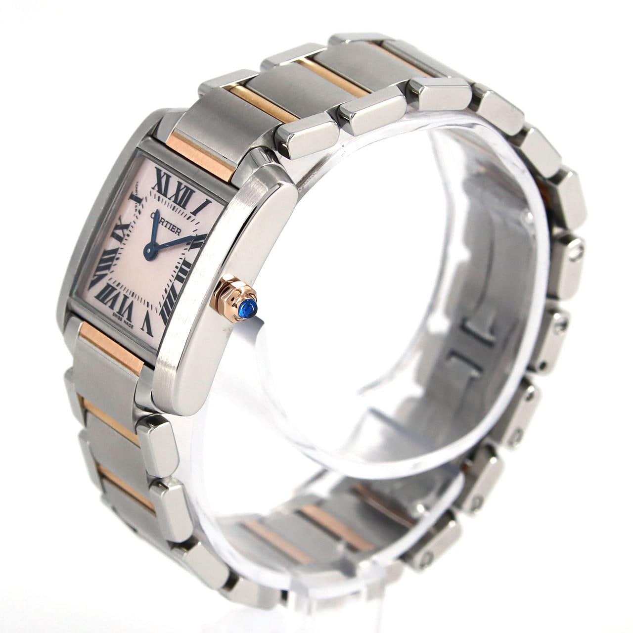 Cartier Tank Française SM PG Combi W51027Q4 SSxPG石英