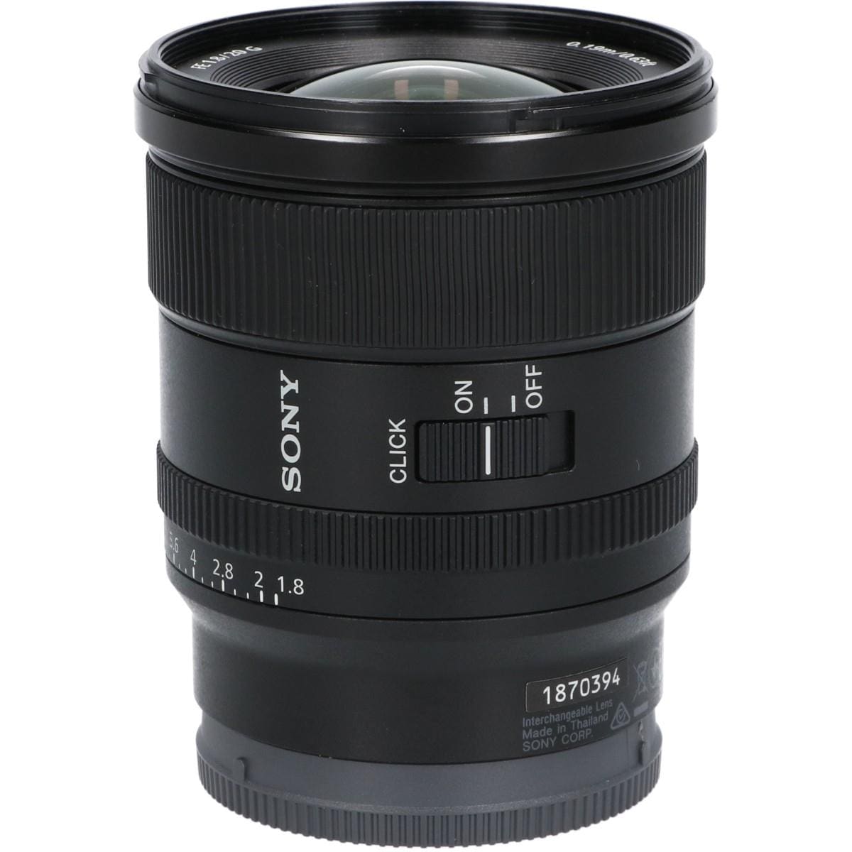 FE20mm F1.8G(SEL20F18G)
