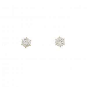 【リメイク】K18YG/ST ダイヤモンド ピアス 0.301CT 0.306CT G VS1 VG
