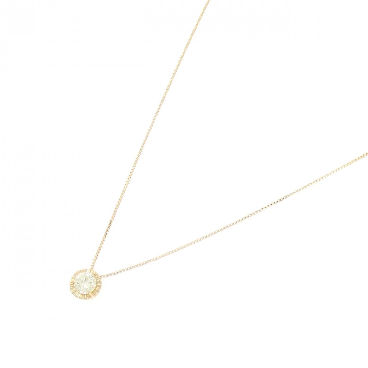 K18YG ダイヤモンド ネックレス 0.23CT