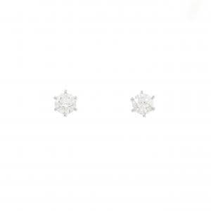 【リメイク】PT900/ST ダイヤモンド ピアス 0.255CT 0.255CT F SI1-2 VG-Good