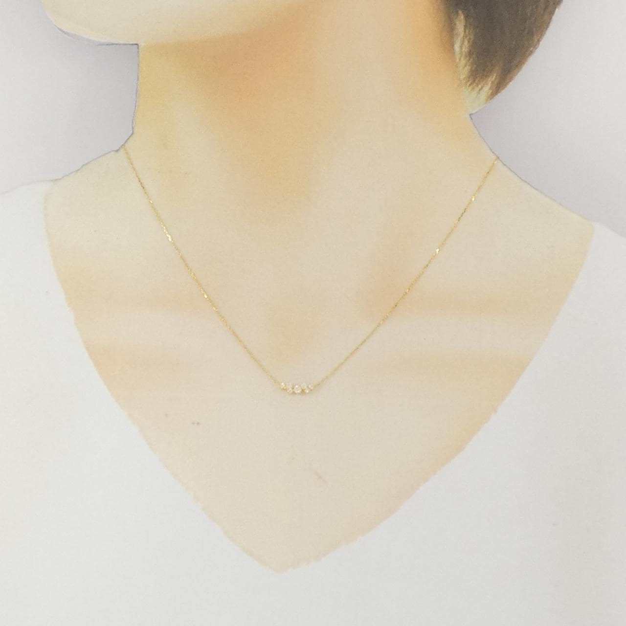 アーカー BBライン ネックレス 0.11CT