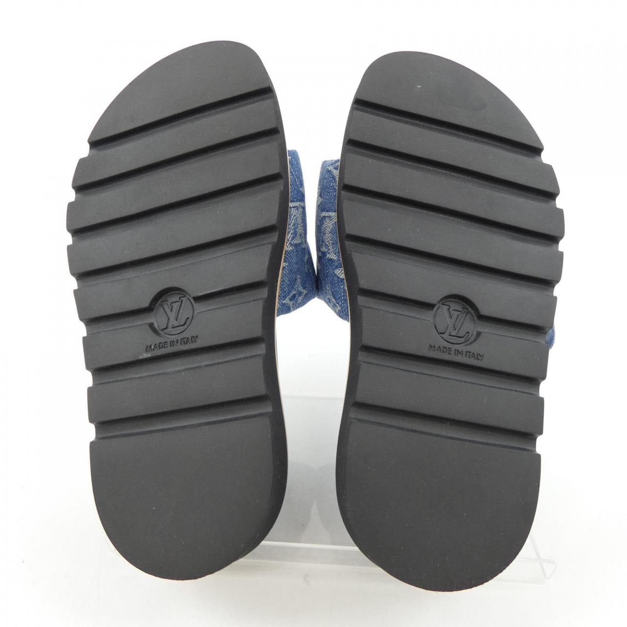 ルイヴィトン LOUIS VUITTON プールピローラインミュール LVリミックス サンダル