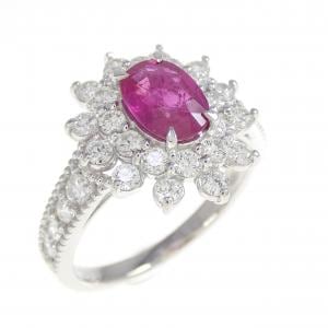 PT900 ルビー リング 1.031CT