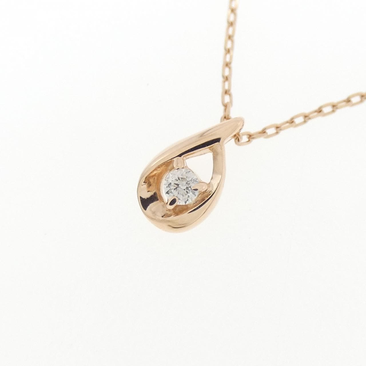 K10PG ダイヤモンド ネックレス 0.02CT