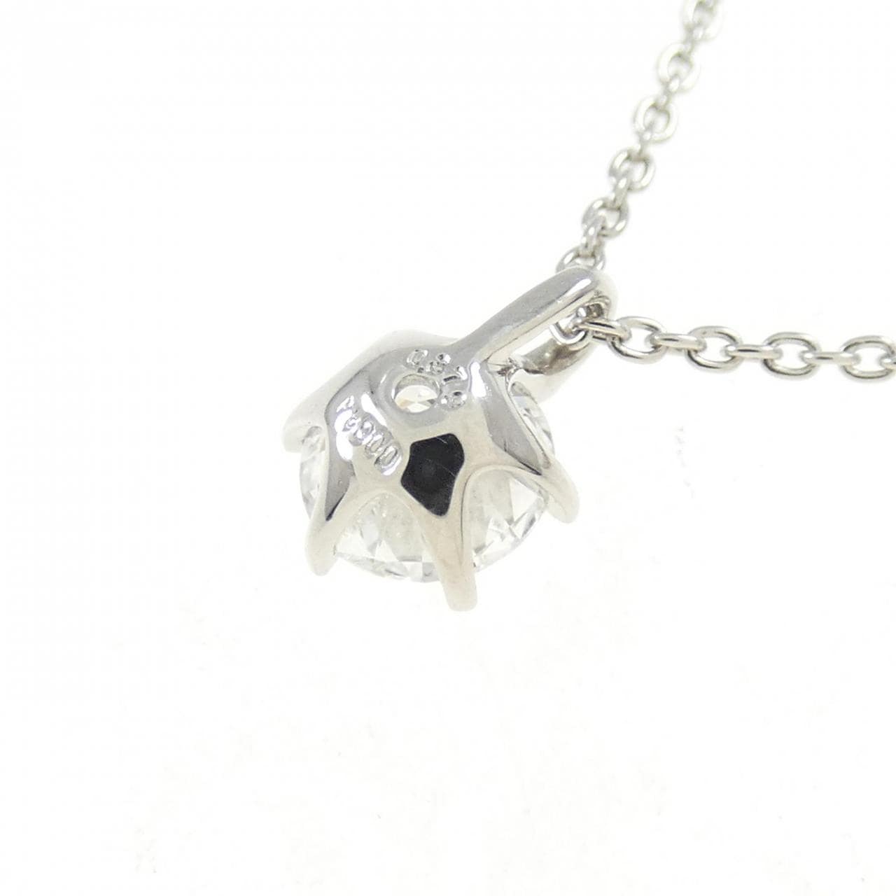 【リメイク】PT ダイヤモンド ネックレス 0.379CT F I1 Good