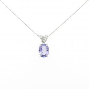 PT900/PT850 タンザナイト ネックレス 1.00CT