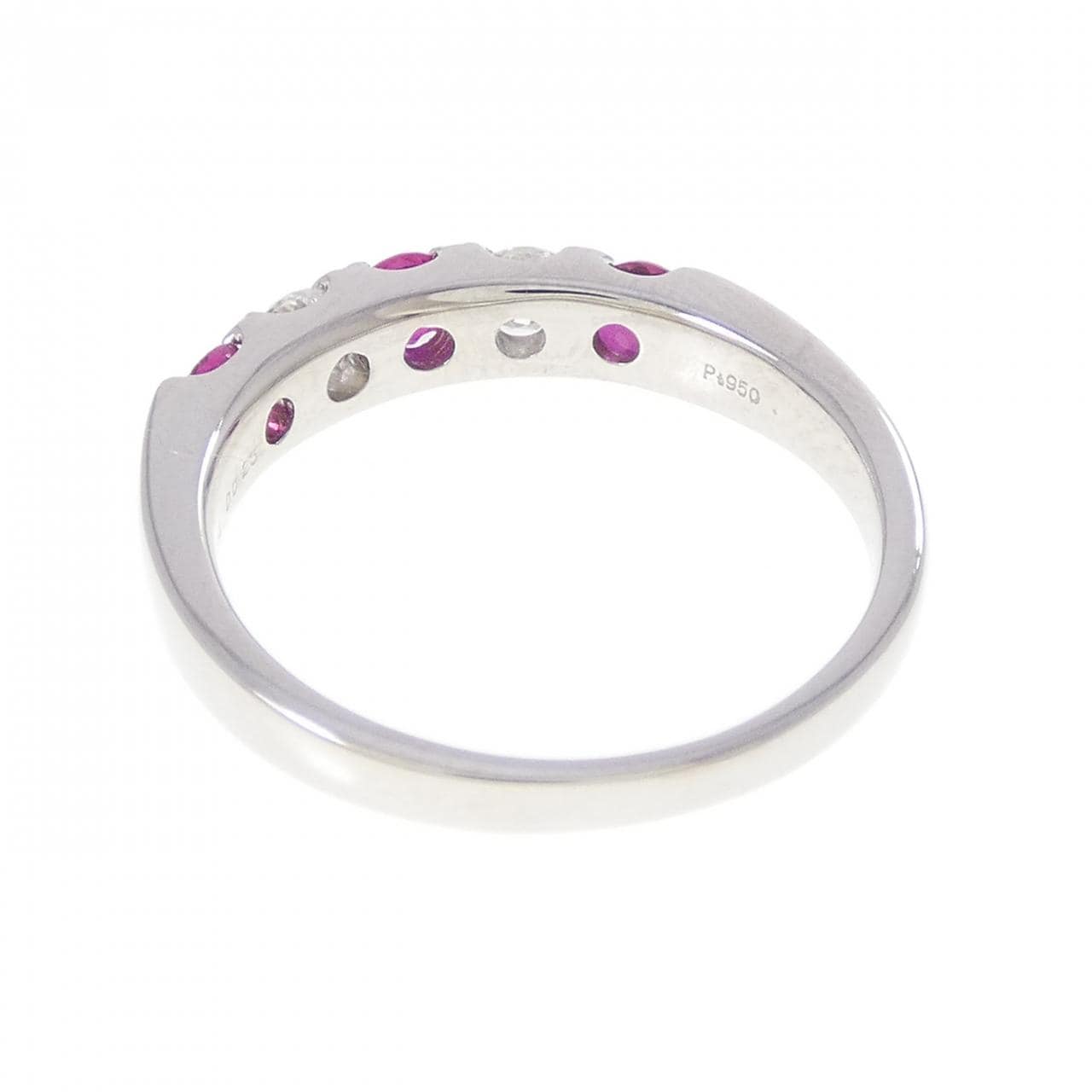 PT950 ルビー リング 0.54CT