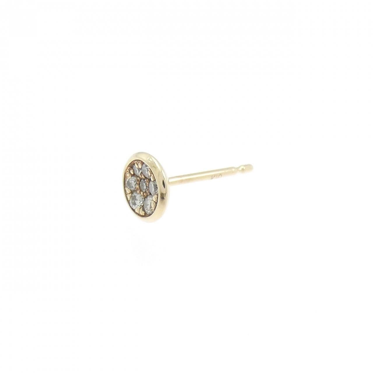 ヒロタカ ダイヤモンド ピアス 0.08CT 片耳