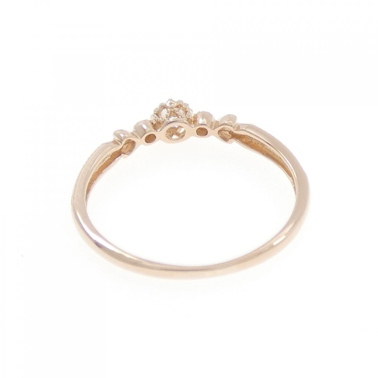 K18PG ダイヤモンド リング 0.09CT