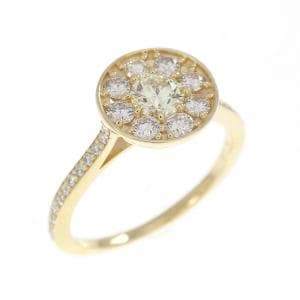 K18YG ダイヤモンド リング 0.225CT