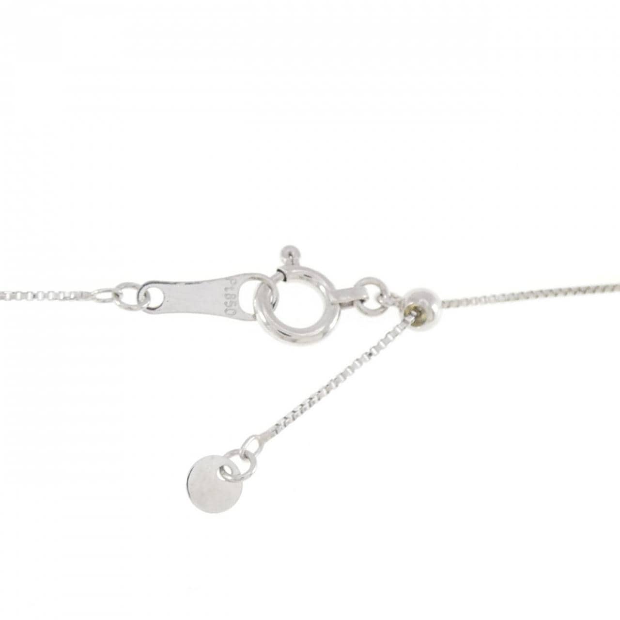 PT900/PT850 ソリティア ダイヤモンド ネックレス 0.118CT