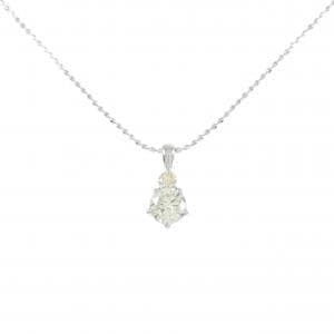 PT900/K18WG ダイヤモンド ネックレス 0.50CT