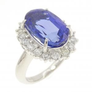 PT900 タンザナイト リング 6.07CT