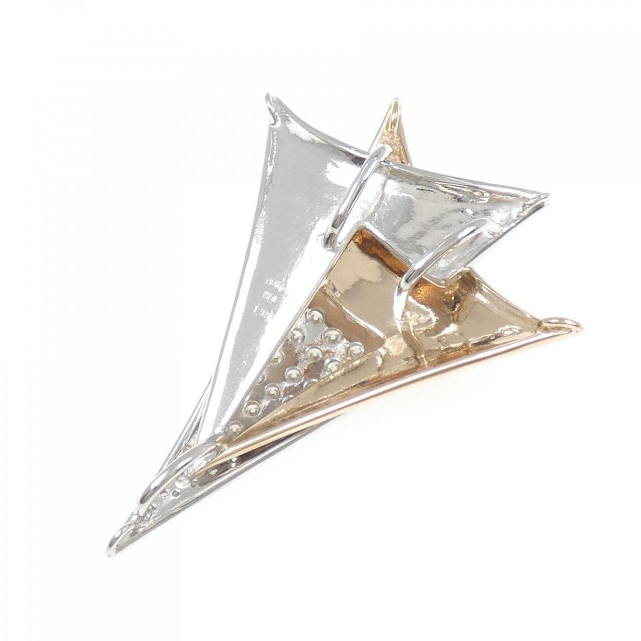 K18WG/K18PG ダイヤモンド ペンダント 1.95CT