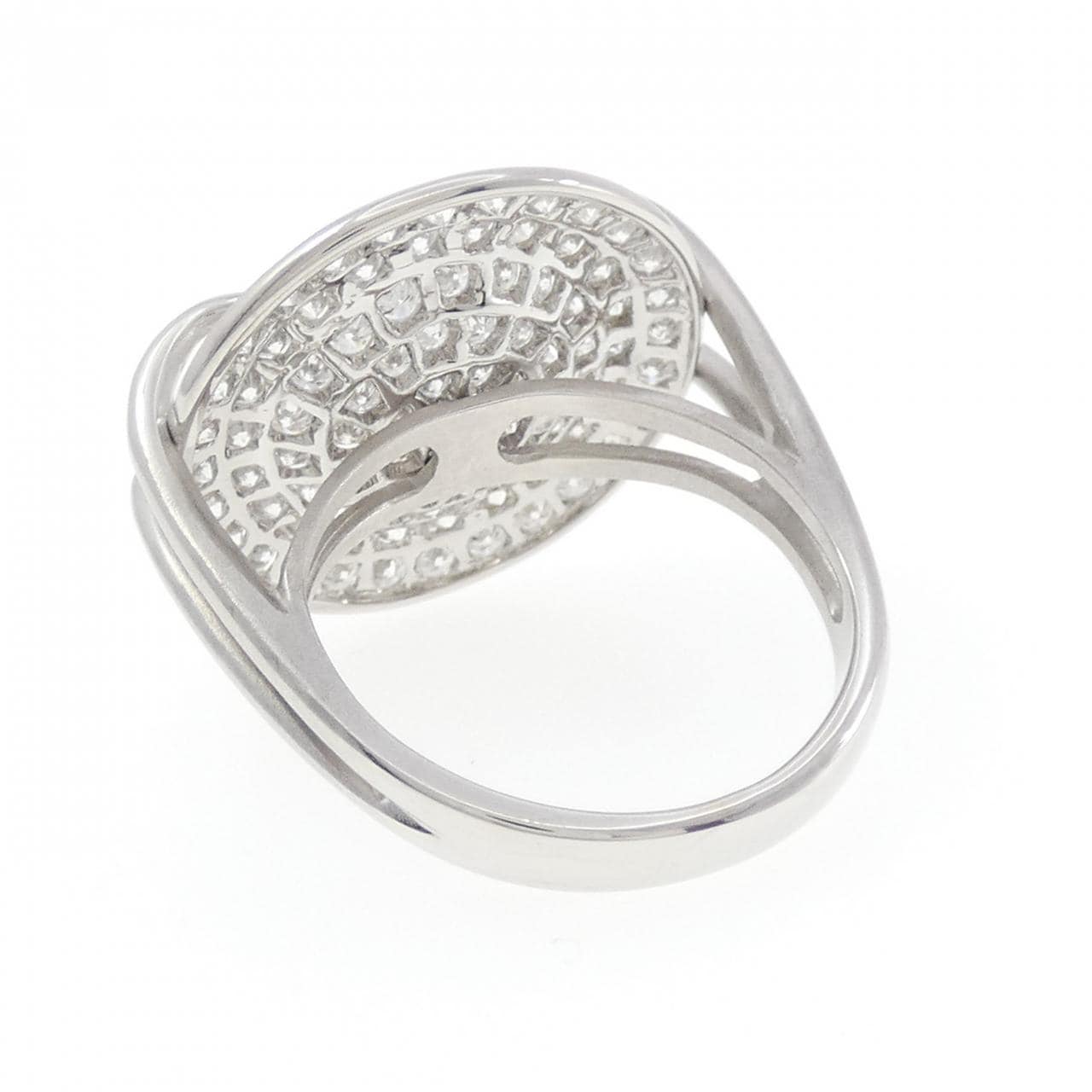 750WG パヴェ ダイヤモンド リング