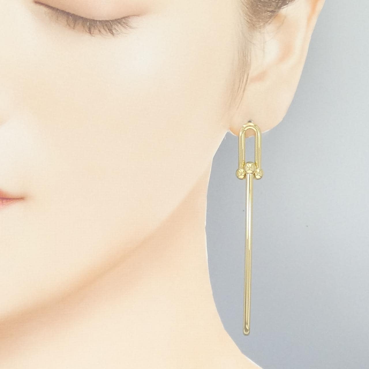 ティファニー ダブルロング リンク ピアス