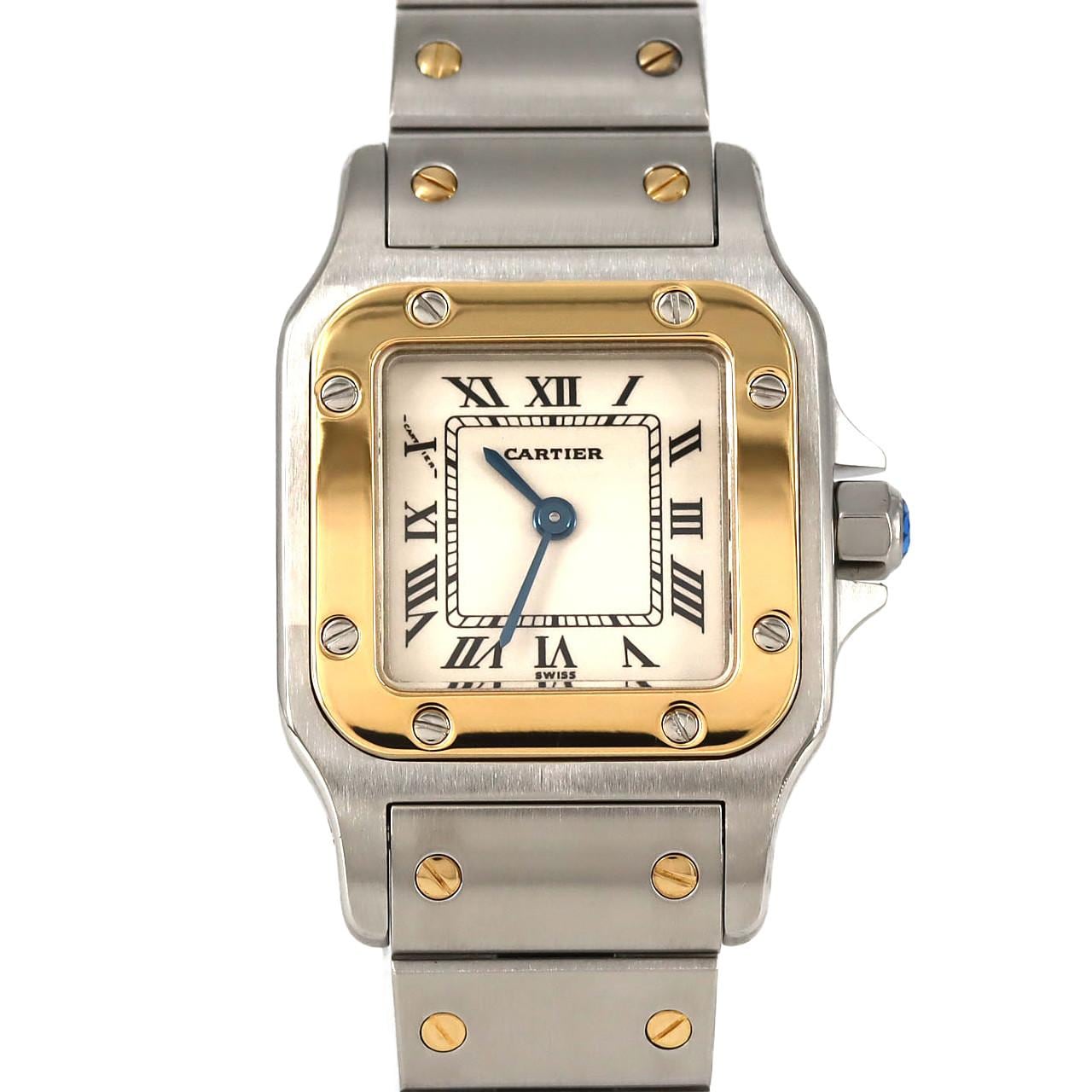 カルティエ サントスガルベSM コンビ W20012C4 SSxYG クォーツ