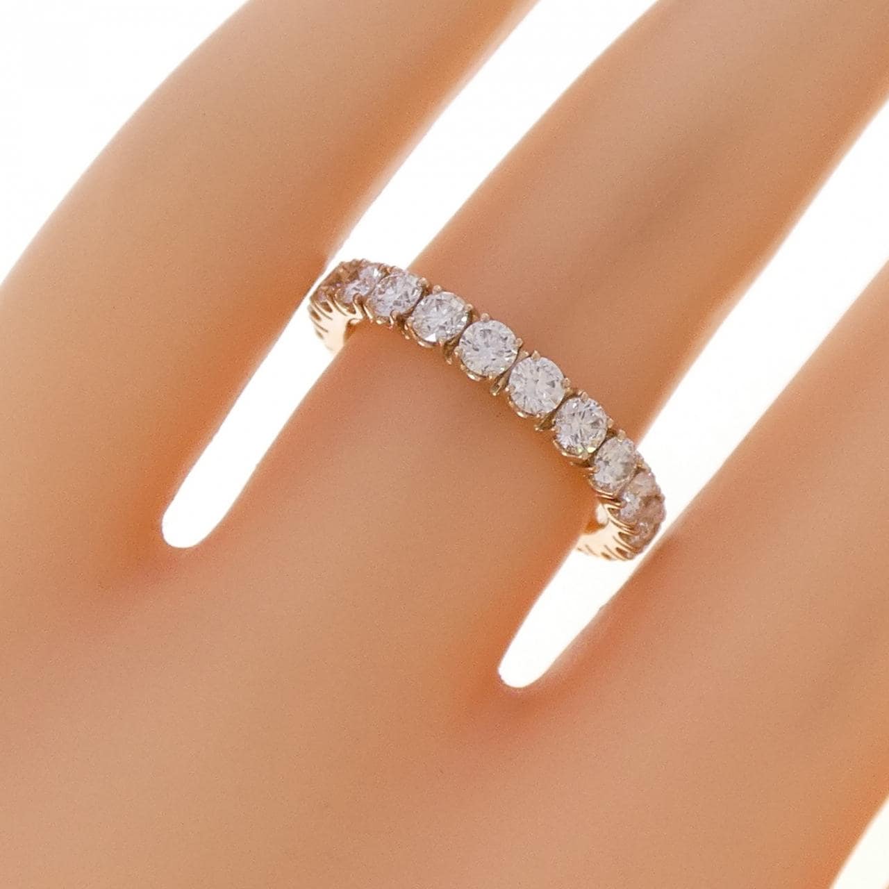 K18PG ダイヤモンド リング 1.00CT