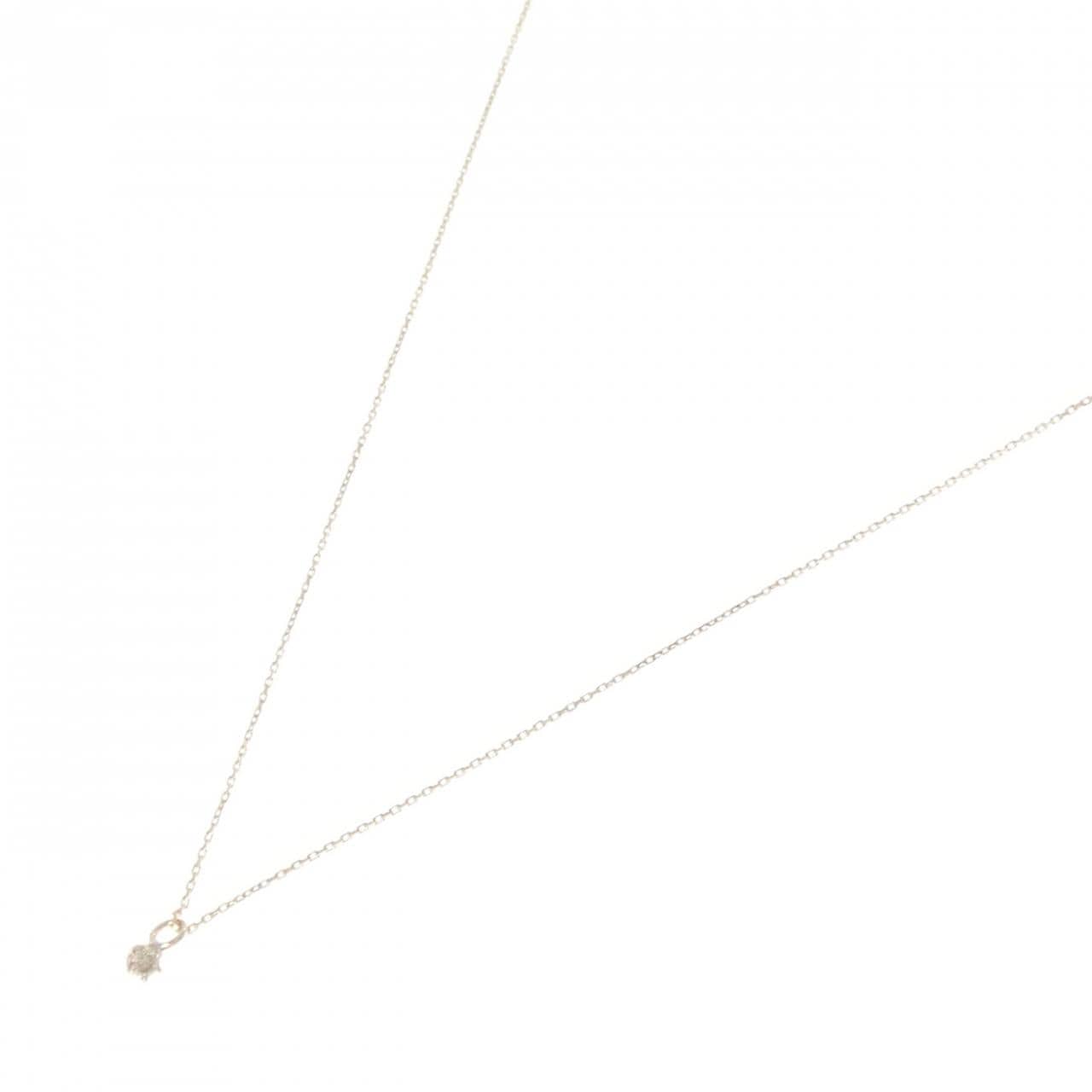 K10YG ダイヤモンド ネックレス 0.03CT