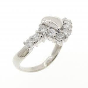 PT900 ハート ダイヤモンド リング 0.30CT