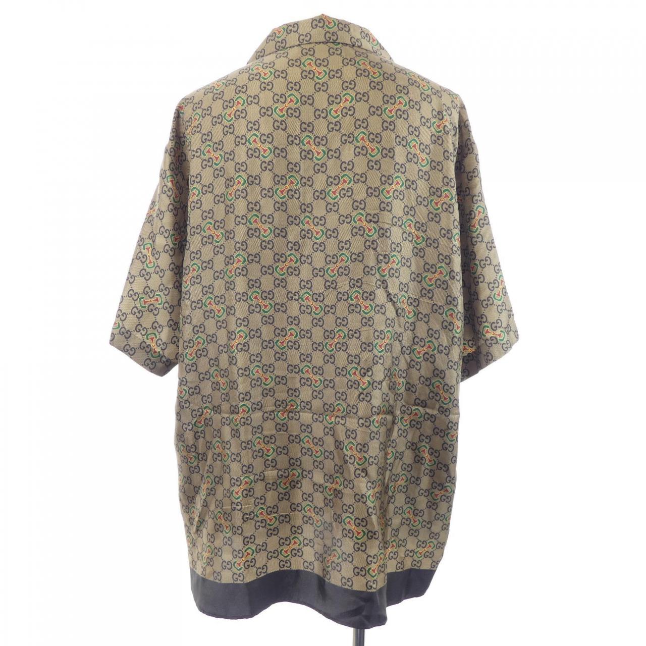 グッチ GUCCI GGホースビット プリント シルクツイル シャツ 794907 ZAQ9F S/Sシャツ