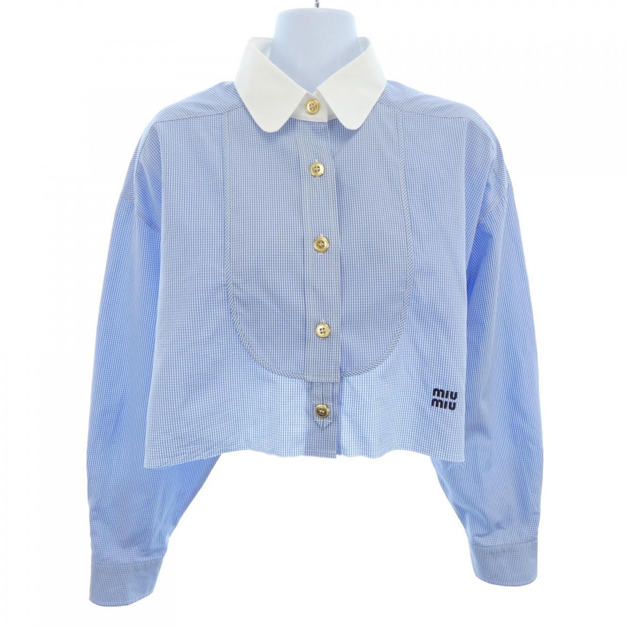 ミュウミュウ MIU MIU MK1673 10BU シャツ