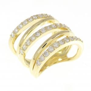 K18YG ダイヤモンド リング 1.00CT