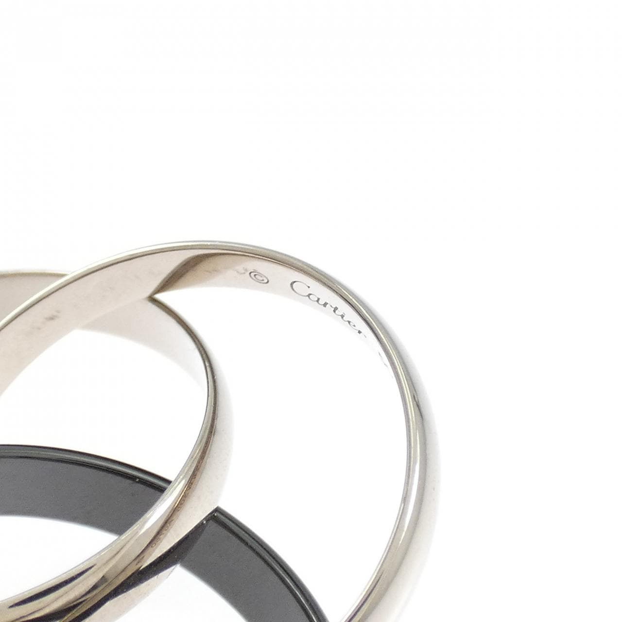 カルティエ トリニティ ブラック&ホワイト リング