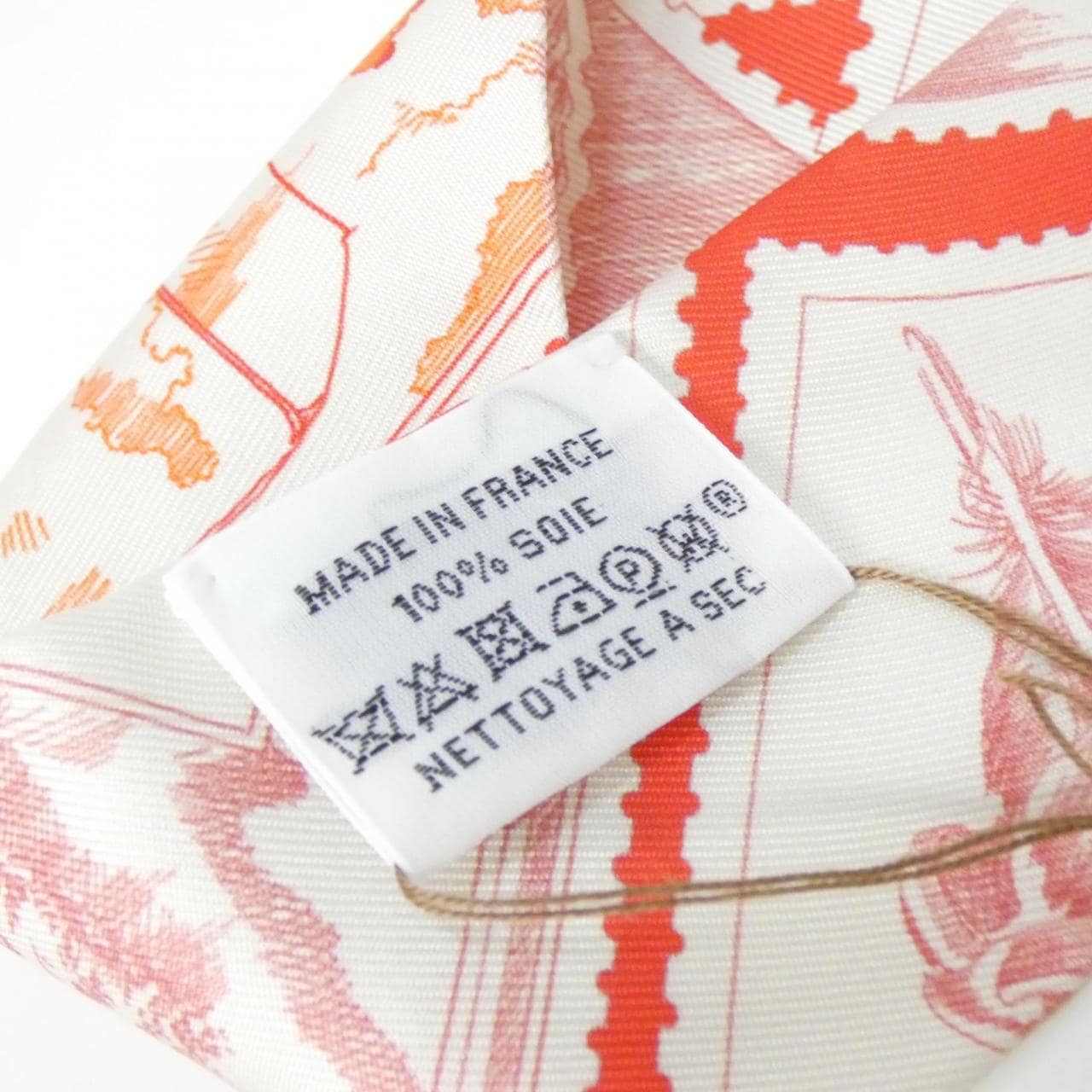 【未使用品】エルメス LA PHILATELISTE DU FAUBOURG ツイリー 064205S スカーフ