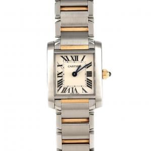 Cartier Tank Francaise SM 兩色 W51007Q4 SSxYG石英