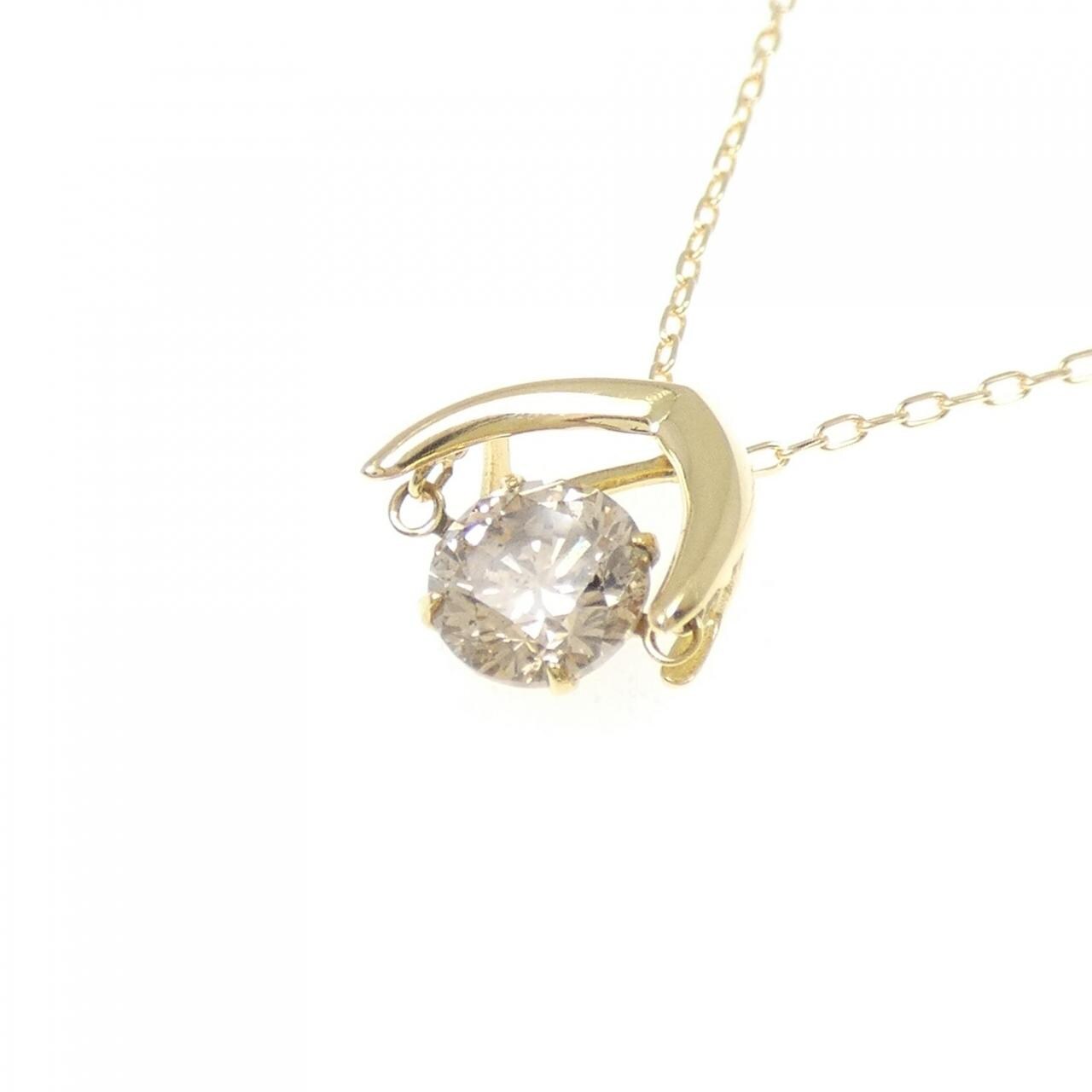 K18YG ダイヤモンド ネックレス 0.973CT