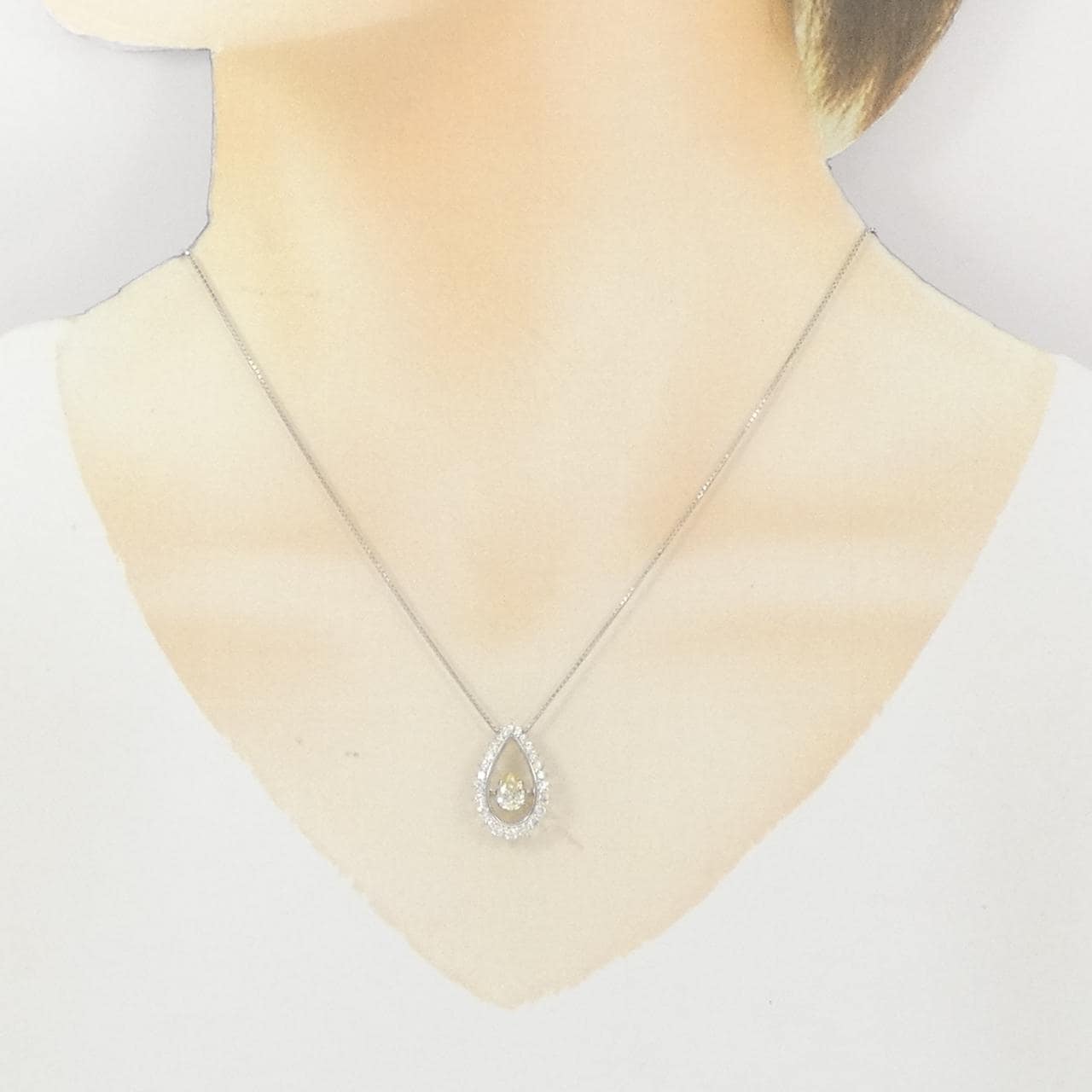 PT900/PT850 ダイヤモンド ネックレス 0.50CT