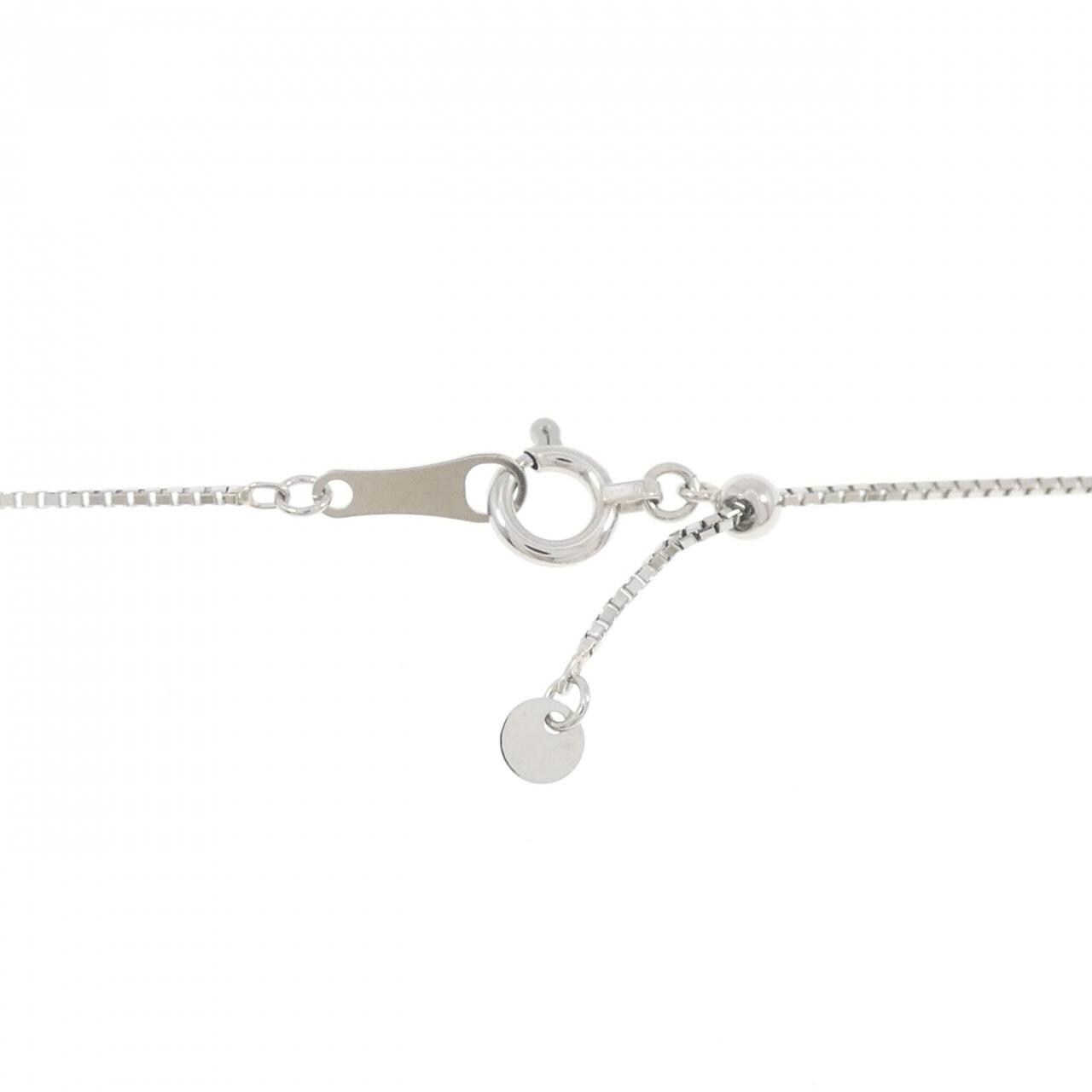 PT900/PT850 フラワー ダイヤモンド ネックレス 1.00CT