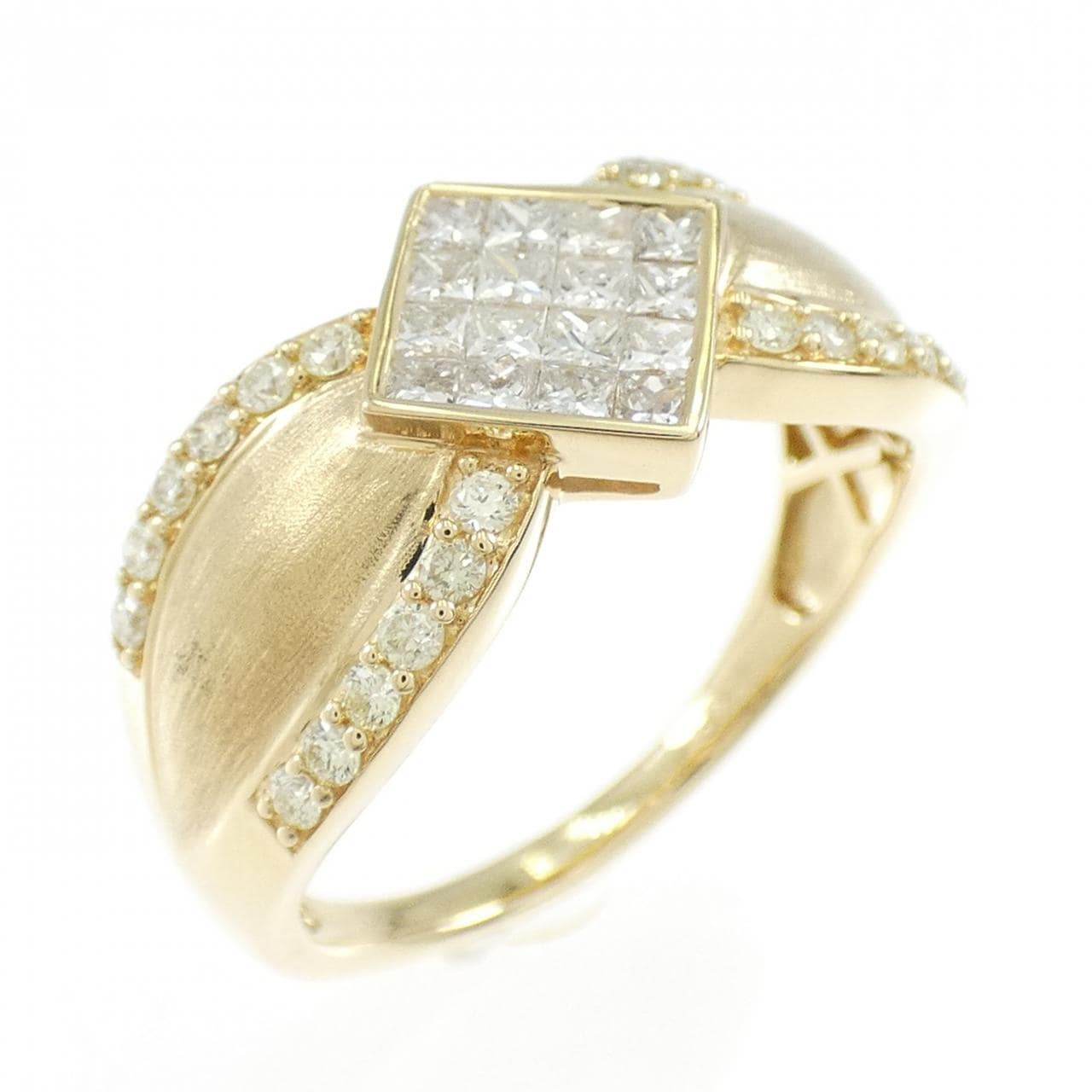 K18YG ダイヤモンド リング 0.70CT