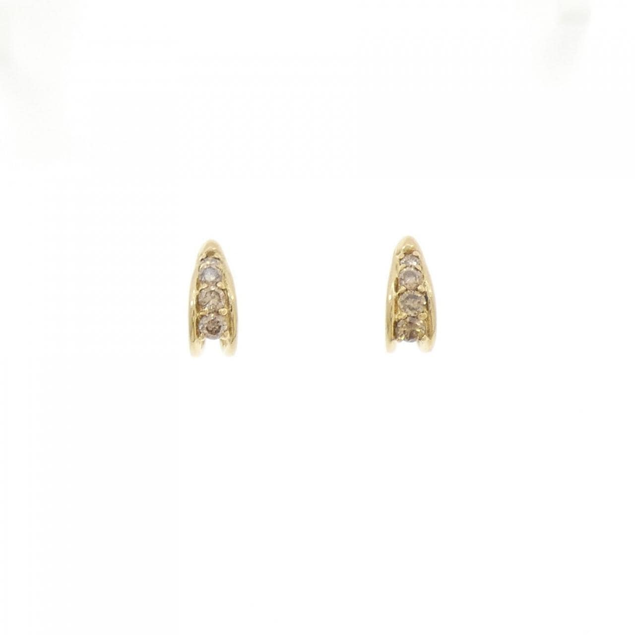 K18YG ダイヤモンド イヤリング 0.20CT