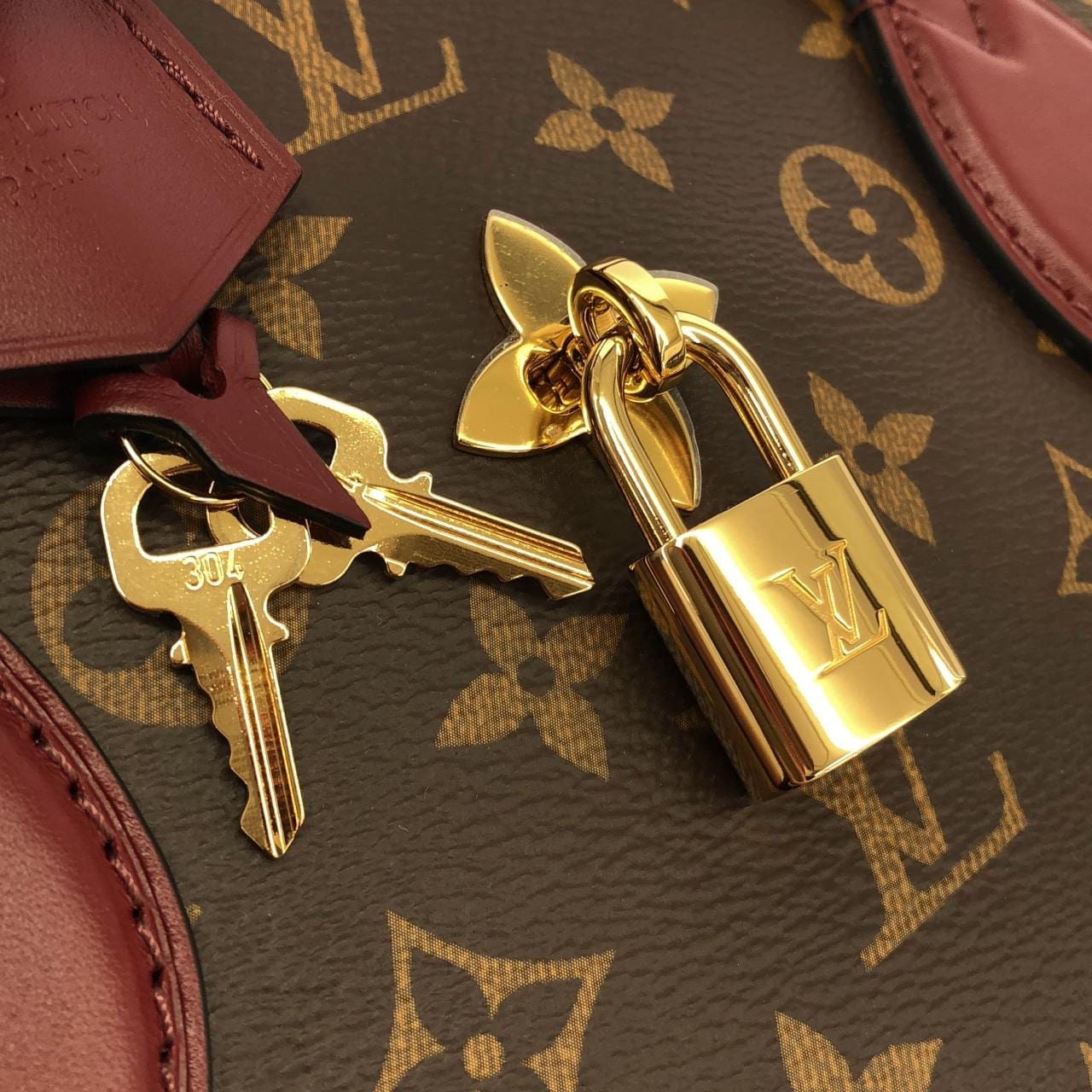 ルイヴィトン モノグラム フラワー ジップド トート MM M44348 バッグ