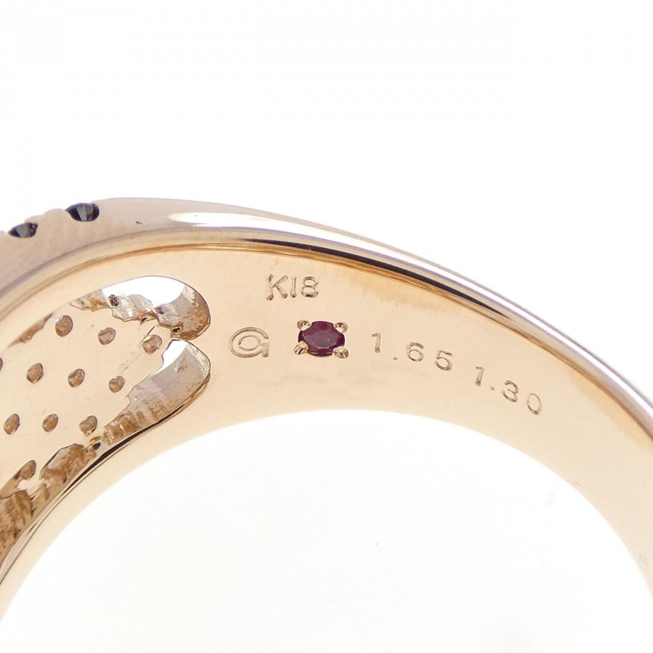 750PG ベリル リング 1.65CT