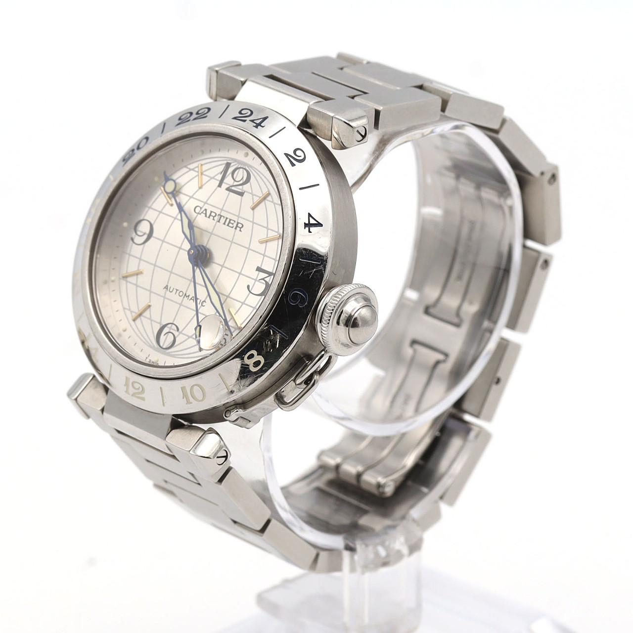 【ノーメンテナンス還元価格】カルティエ パシャC GMT W31029M7 SS 自動巻
