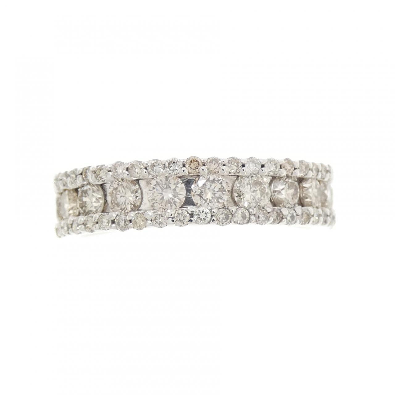 K18WG ダイヤモンド リング 1.00CT