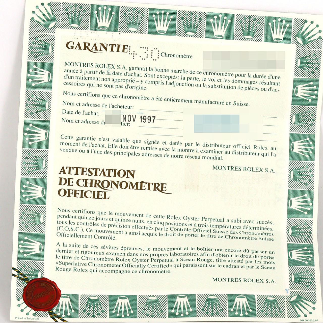 ロレックス エクスプローラーⅡ 16570 SS 自動巻 U番