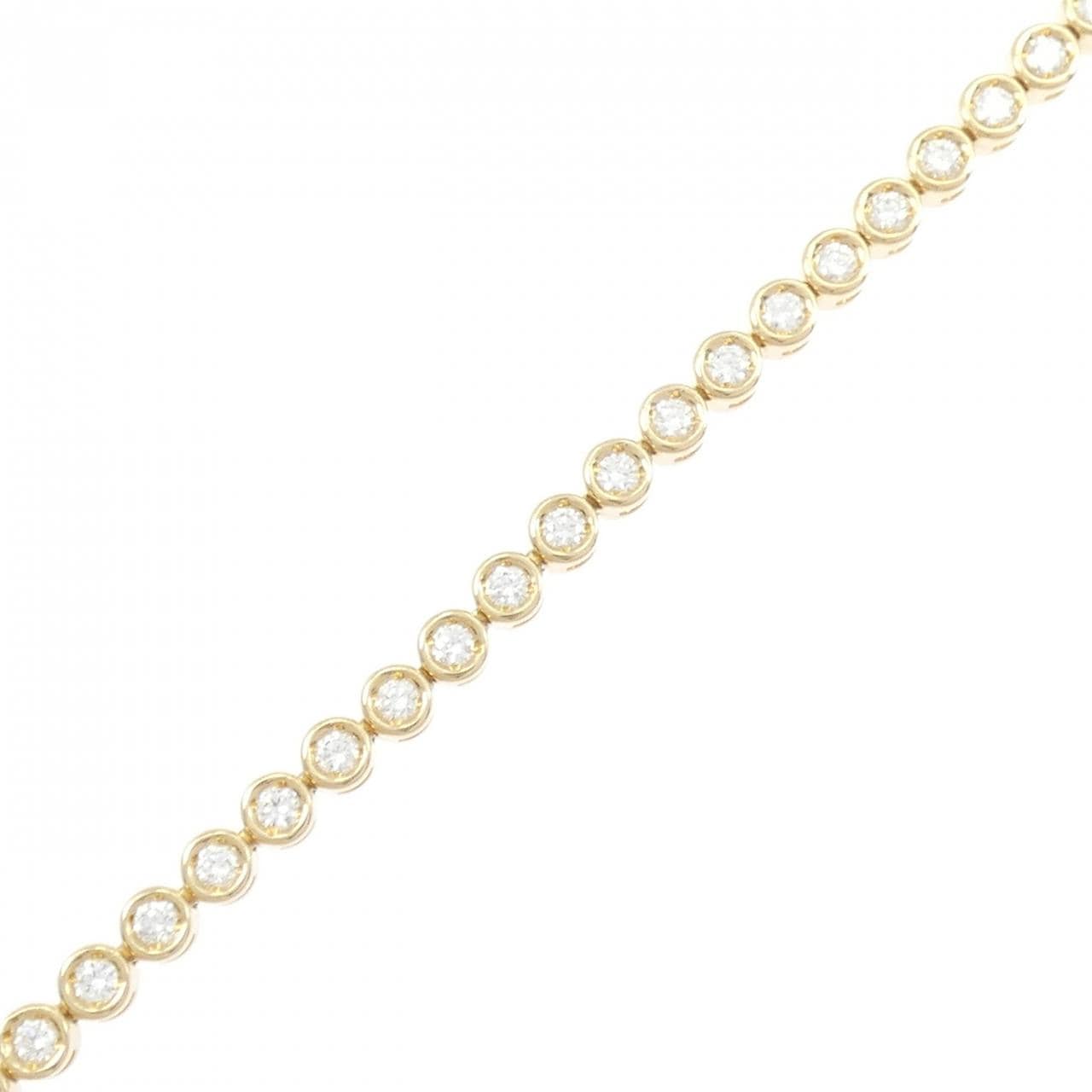 K18YG ダイヤモンド ブレスレット 1.305CT