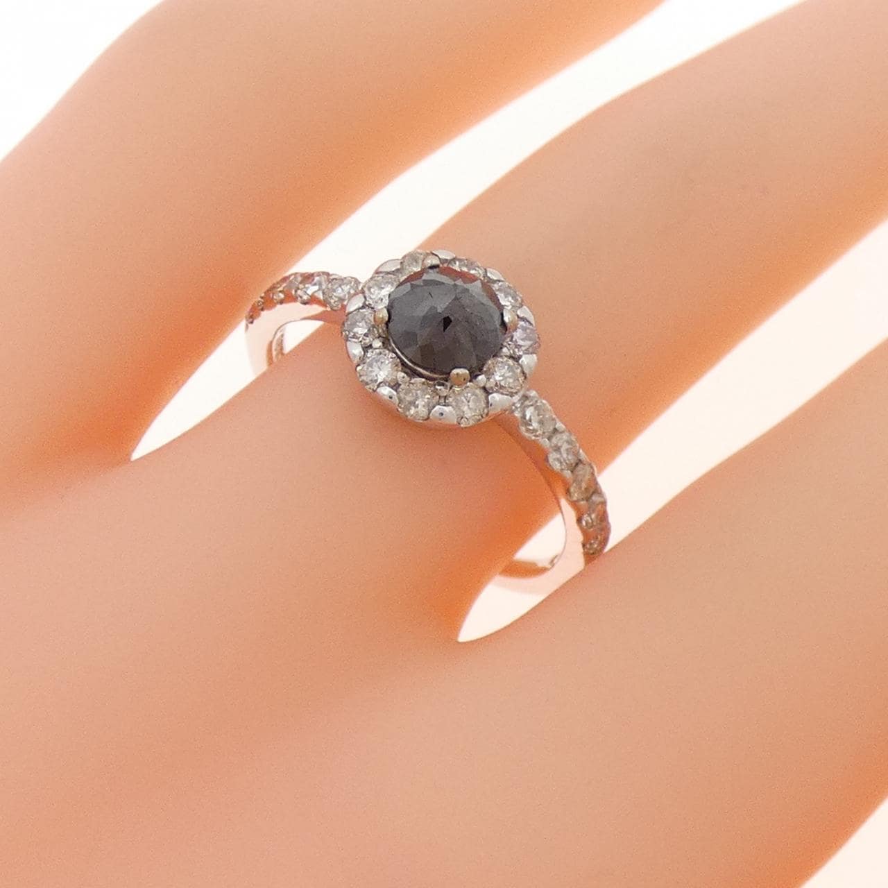 K18WG ダイヤモンド リング 0.50CT