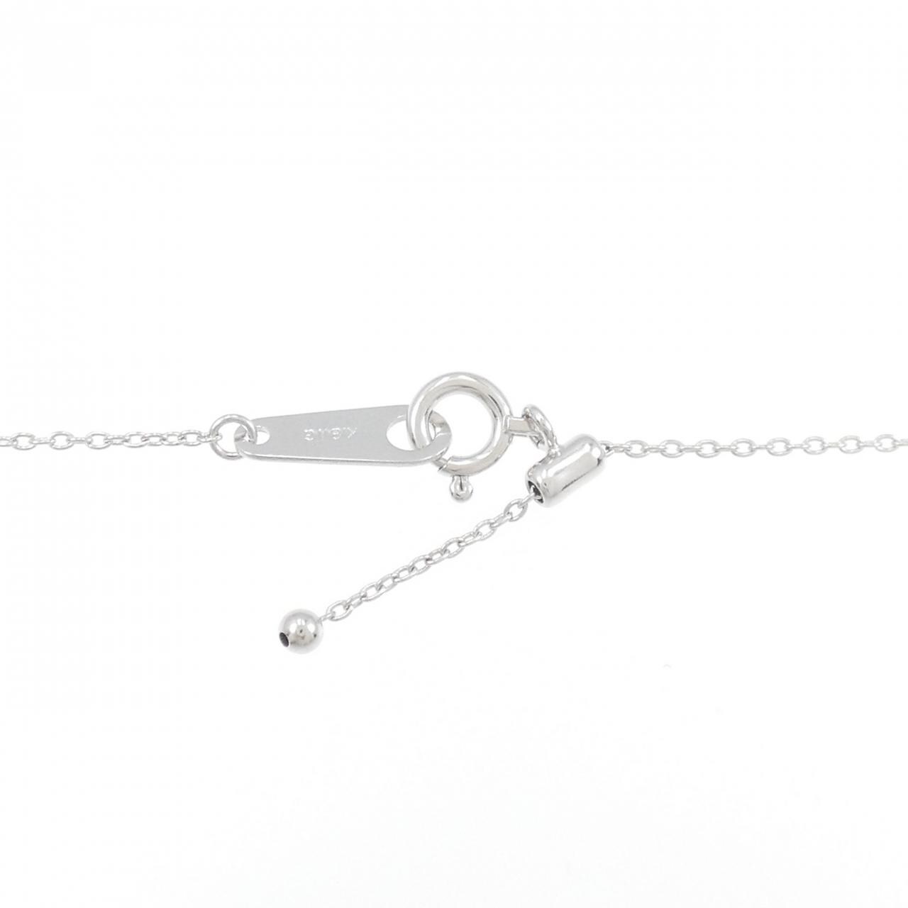 K18WG ダイヤモンド ネックレス 0.45CT