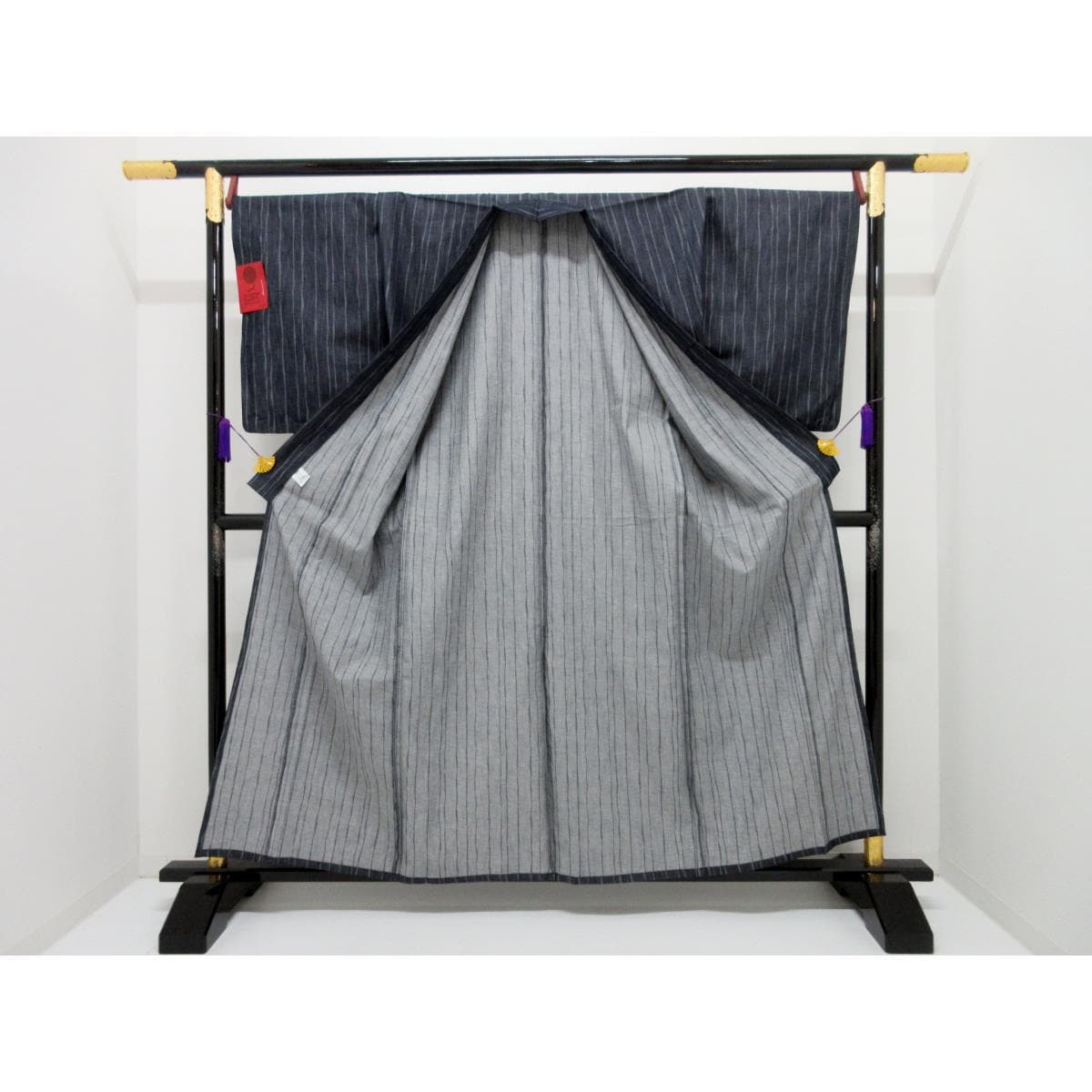 【新品】男物　単衣　岡山デニム