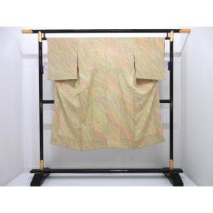 長襦袢　友禅加工ボカシ染　広衿