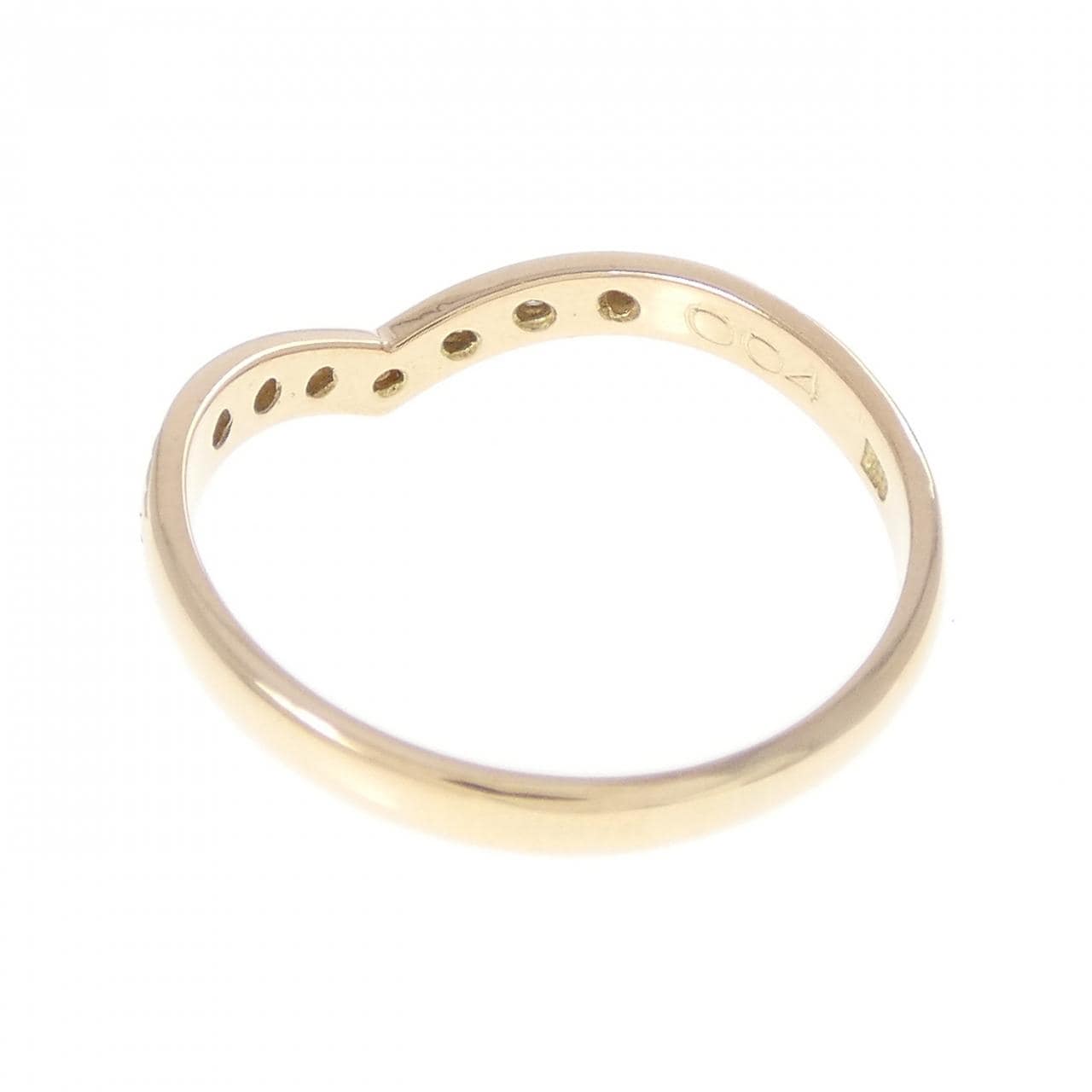 K18YG ダイヤモンド リング 0.04CT