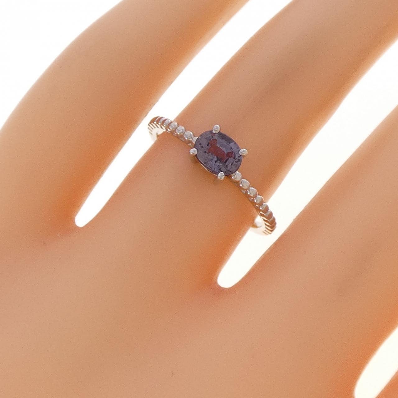 PT900 ガーネット リング 0.625CT