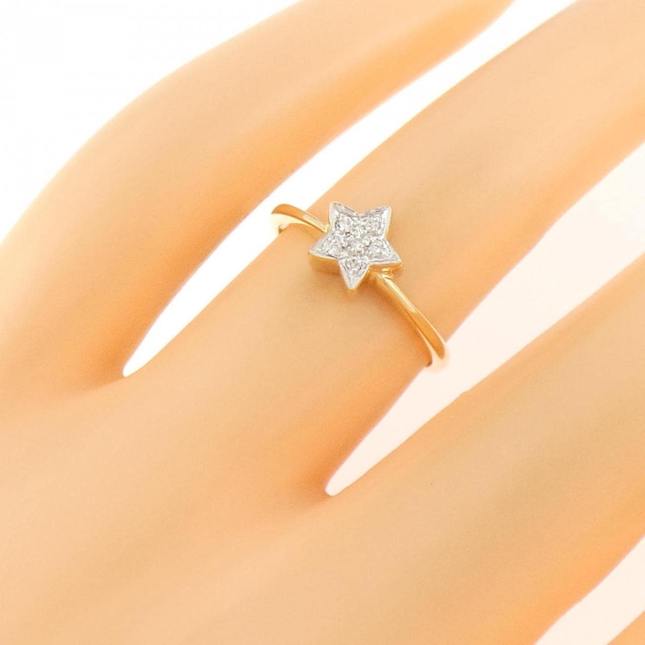 ポンテヴェキオ スター ダイヤモンド リング 0.03CT